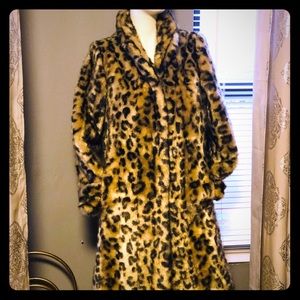 Leopard jacket coat